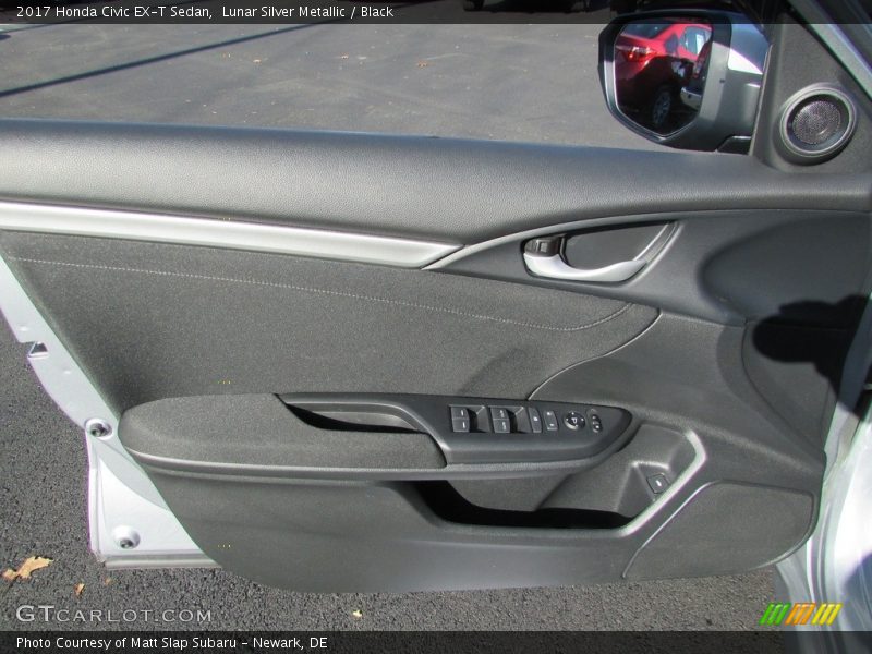 Lunar Silver Metallic / Black 2017 Honda Civic EX-T Sedan