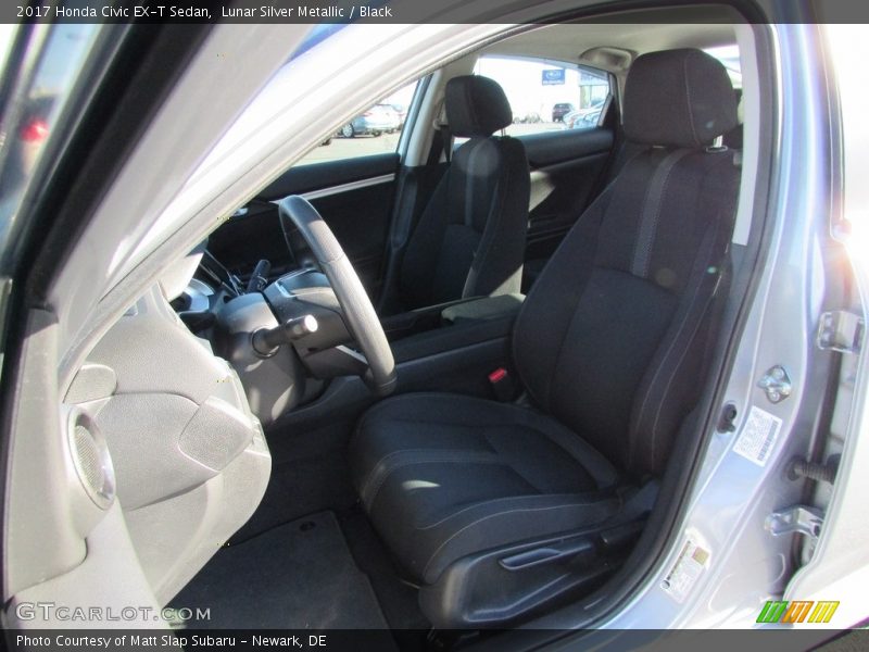 Lunar Silver Metallic / Black 2017 Honda Civic EX-T Sedan