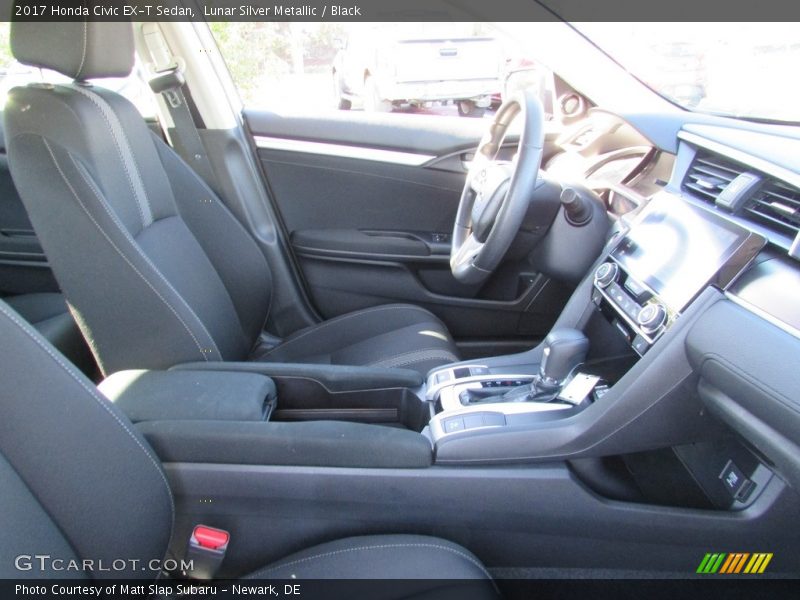 Lunar Silver Metallic / Black 2017 Honda Civic EX-T Sedan
