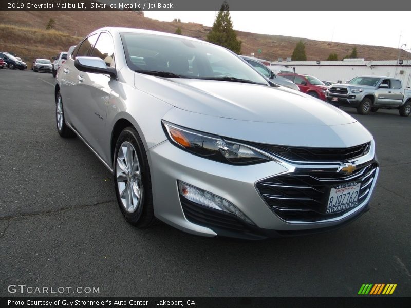 Silver Ice Metallic / Jet Black 2019 Chevrolet Malibu LT