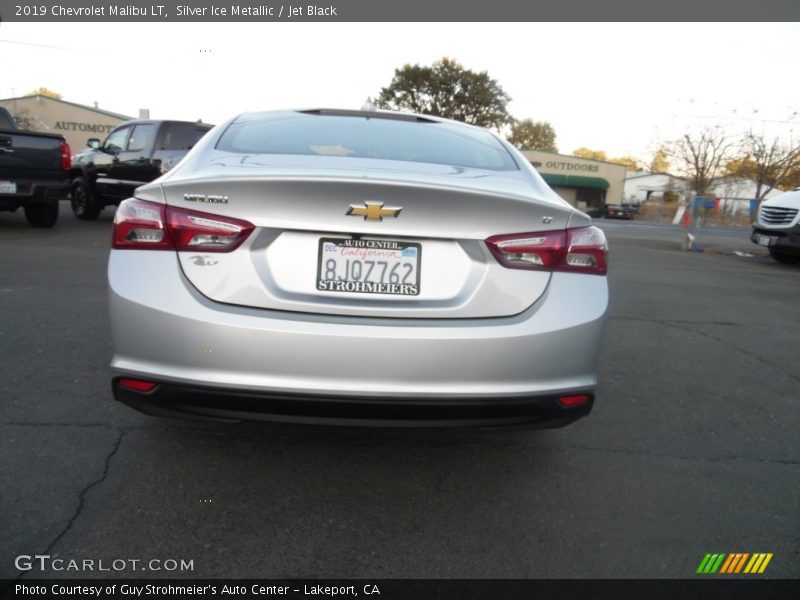 Silver Ice Metallic / Jet Black 2019 Chevrolet Malibu LT