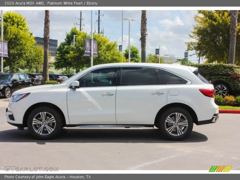 Platinum White Pearl / Ebony 2020 Acura MDX AWD