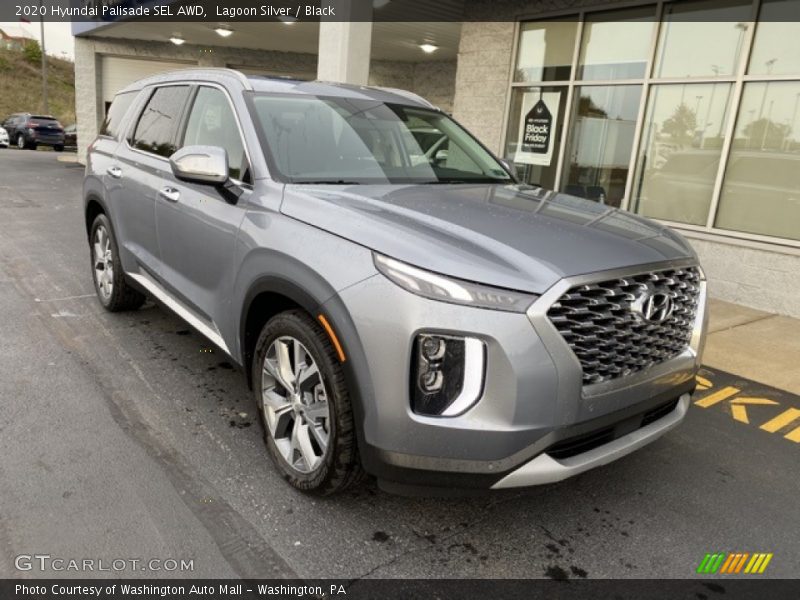 Lagoon Silver / Black 2020 Hyundai Palisade SEL AWD
