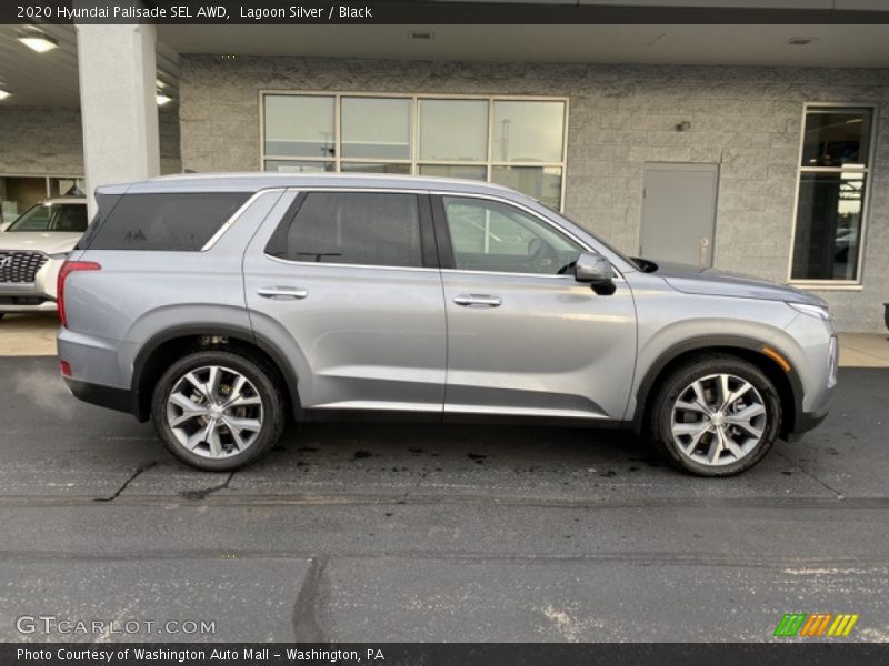 Lagoon Silver / Black 2020 Hyundai Palisade SEL AWD