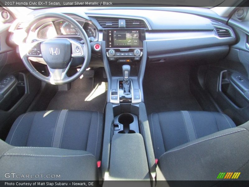 Lunar Silver Metallic / Black 2017 Honda Civic EX-T Sedan