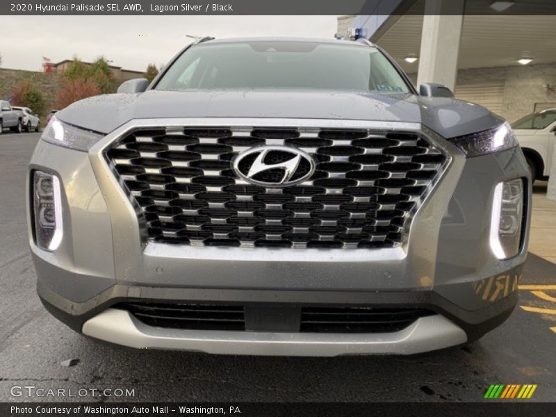 Lagoon Silver / Black 2020 Hyundai Palisade SEL AWD