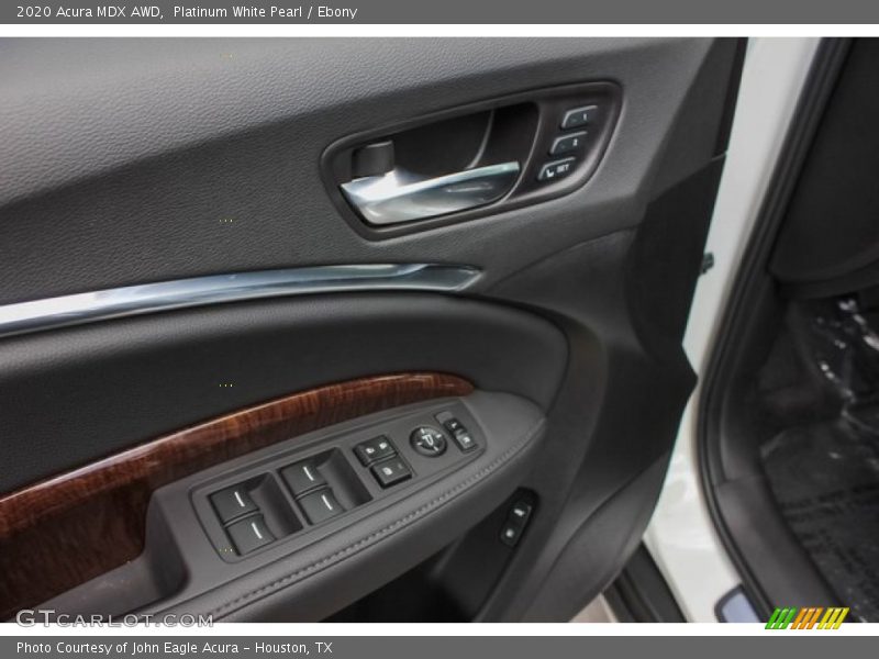 Platinum White Pearl / Ebony 2020 Acura MDX AWD