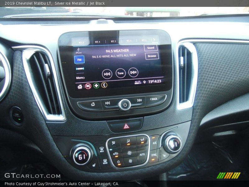 Silver Ice Metallic / Jet Black 2019 Chevrolet Malibu LT