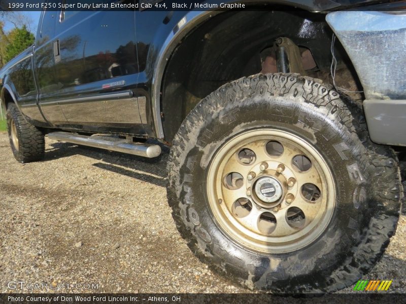 Black / Medium Graphite 1999 Ford F250 Super Duty Lariat Extended Cab 4x4