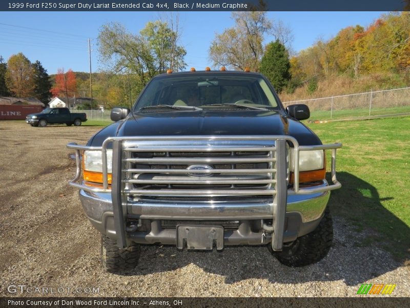 Black / Medium Graphite 1999 Ford F250 Super Duty Lariat Extended Cab 4x4
