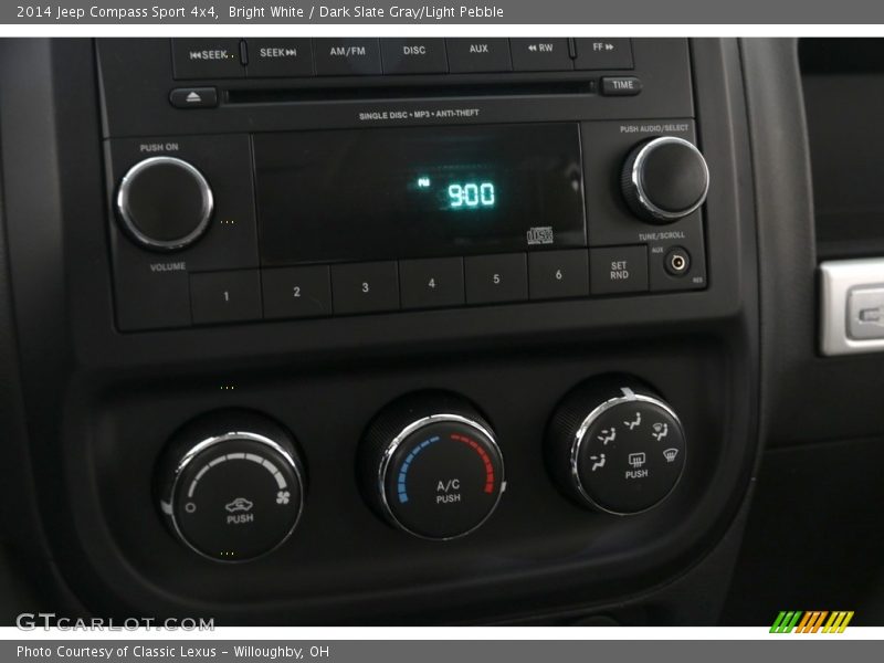 Bright White / Dark Slate Gray/Light Pebble 2014 Jeep Compass Sport 4x4