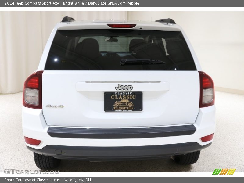 Bright White / Dark Slate Gray/Light Pebble 2014 Jeep Compass Sport 4x4