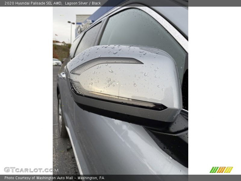 Lagoon Silver / Black 2020 Hyundai Palisade SEL AWD