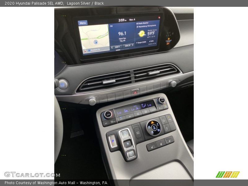 Lagoon Silver / Black 2020 Hyundai Palisade SEL AWD