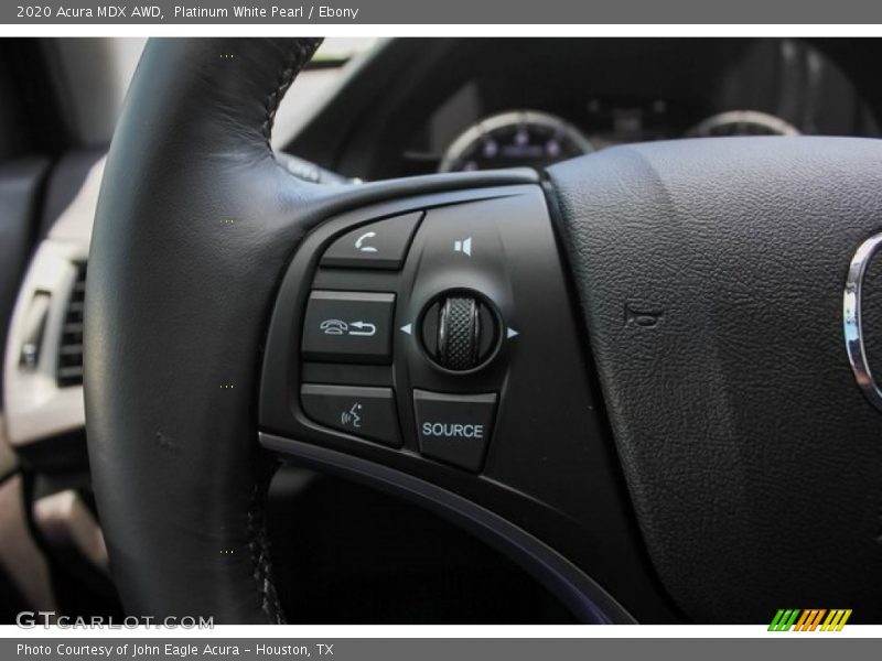 Platinum White Pearl / Ebony 2020 Acura MDX AWD