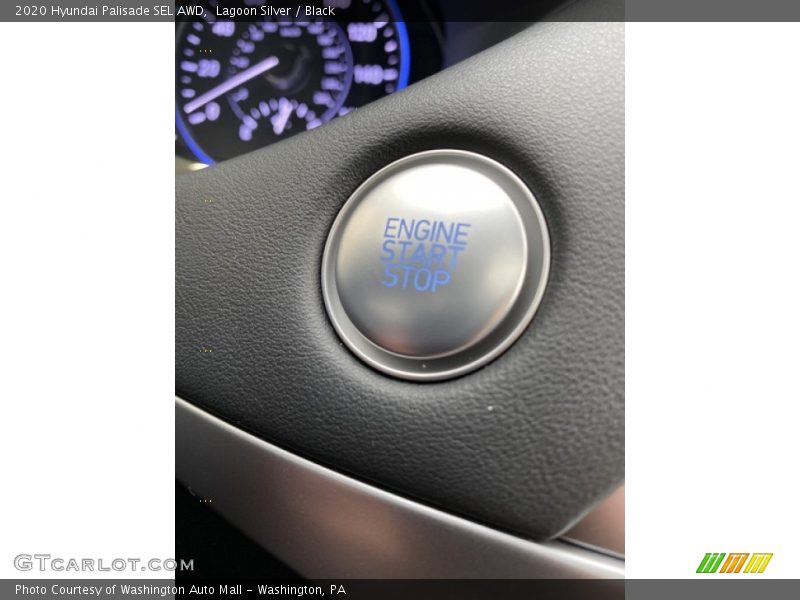 Lagoon Silver / Black 2020 Hyundai Palisade SEL AWD