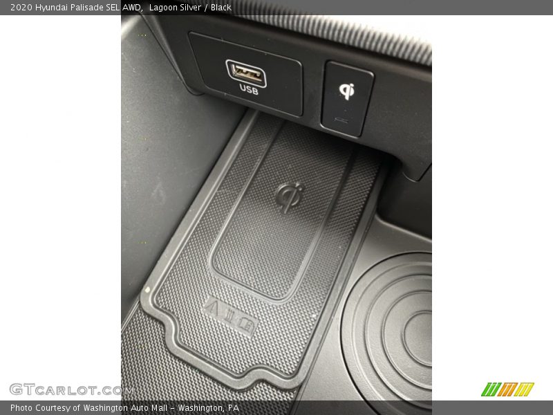 Lagoon Silver / Black 2020 Hyundai Palisade SEL AWD