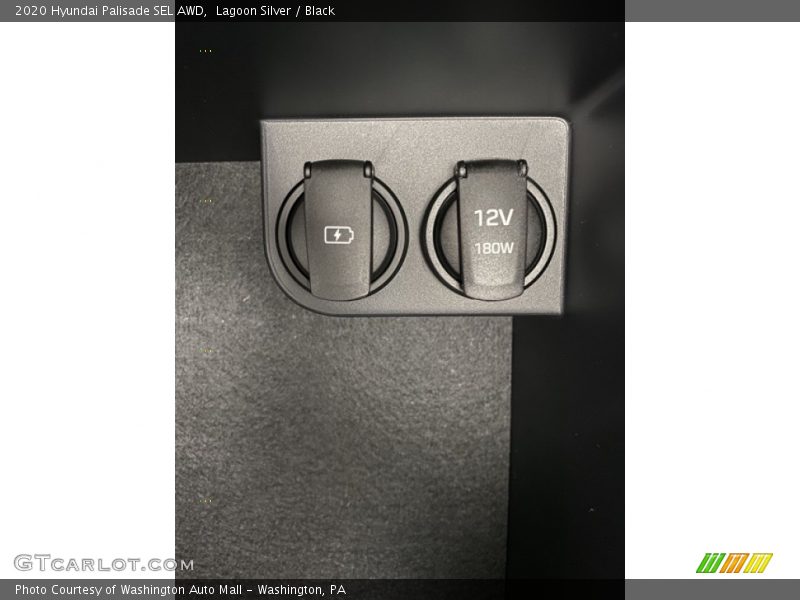 Lagoon Silver / Black 2020 Hyundai Palisade SEL AWD