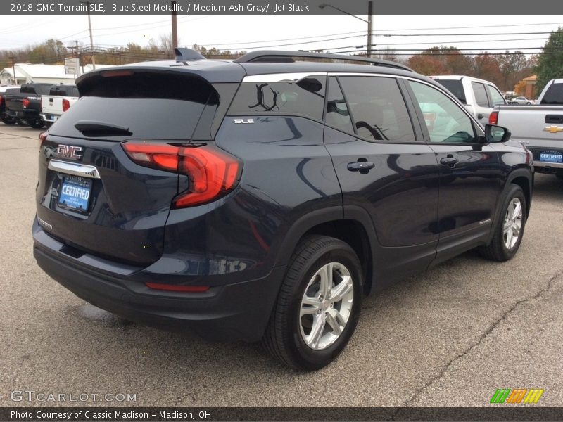 Blue Steel Metallic / Medium Ash Gray/­Jet Black 2018 GMC Terrain SLE