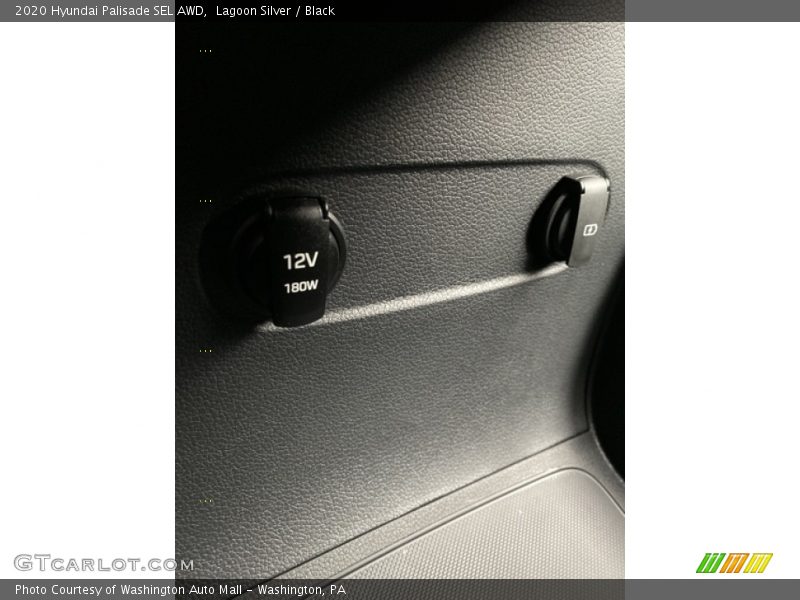 Lagoon Silver / Black 2020 Hyundai Palisade SEL AWD