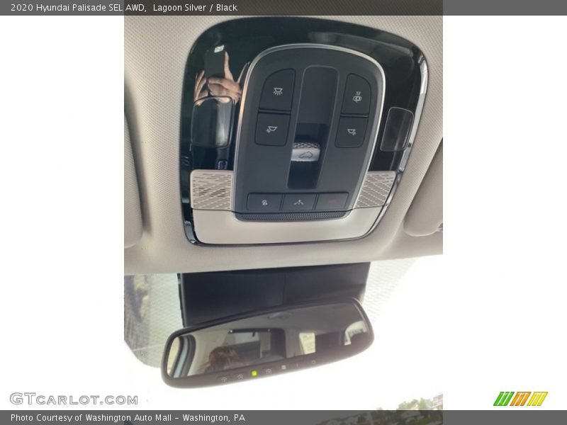 Lagoon Silver / Black 2020 Hyundai Palisade SEL AWD