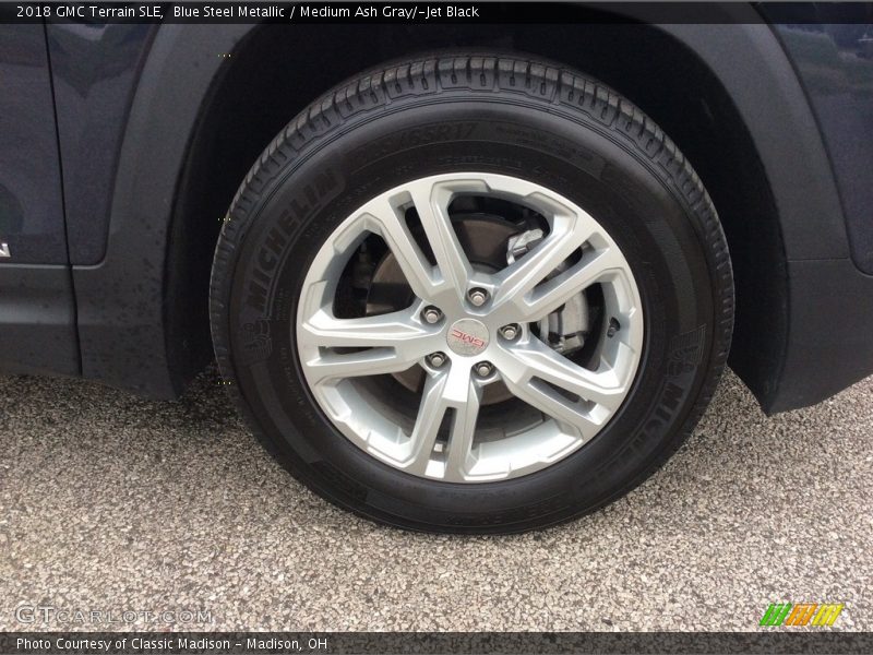 Blue Steel Metallic / Medium Ash Gray/­Jet Black 2018 GMC Terrain SLE