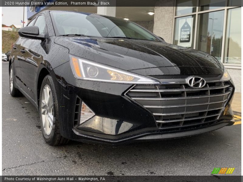 Phantom Black / Black 2020 Hyundai Elantra Value Edition