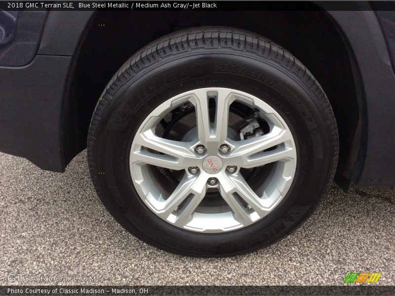 Blue Steel Metallic / Medium Ash Gray/­Jet Black 2018 GMC Terrain SLE