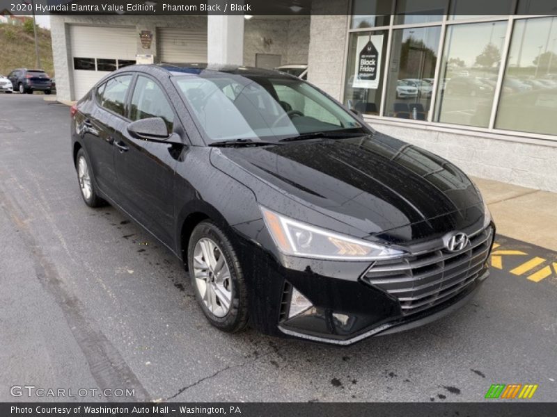 Phantom Black / Black 2020 Hyundai Elantra Value Edition