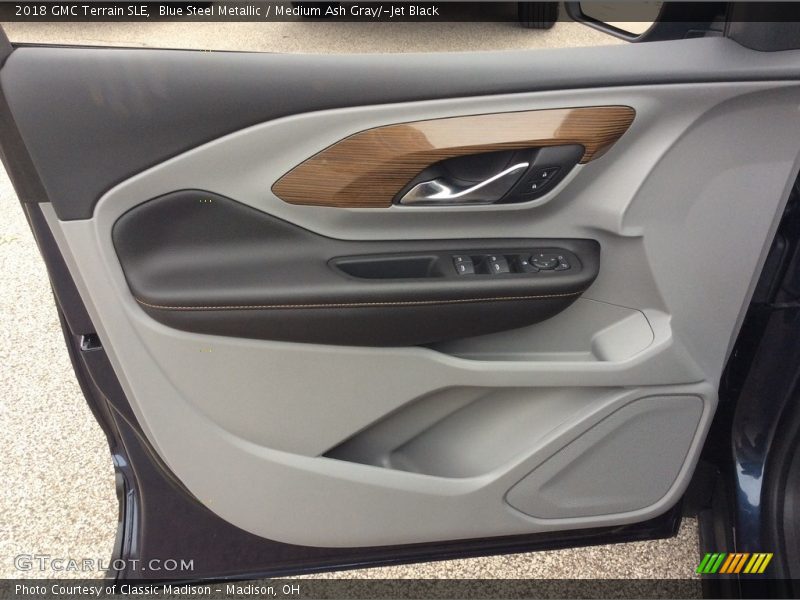 Blue Steel Metallic / Medium Ash Gray/­Jet Black 2018 GMC Terrain SLE