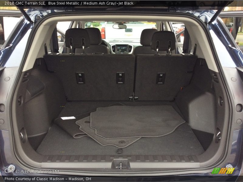 Blue Steel Metallic / Medium Ash Gray/­Jet Black 2018 GMC Terrain SLE