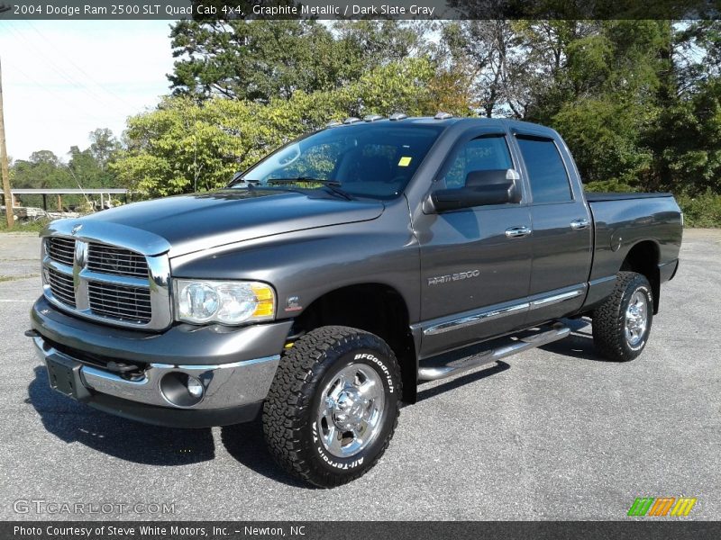 Graphite Metallic / Dark Slate Gray 2004 Dodge Ram 2500 SLT Quad Cab 4x4