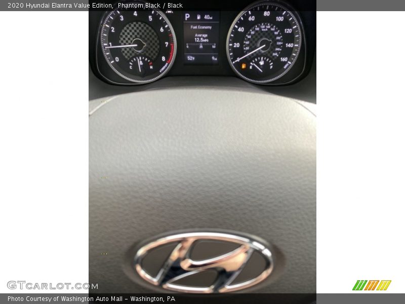Phantom Black / Black 2020 Hyundai Elantra Value Edition