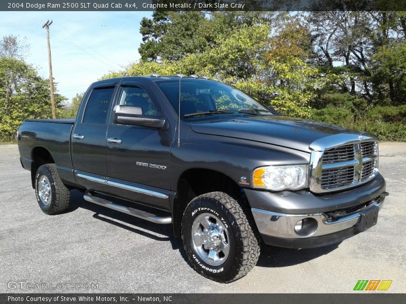 Graphite Metallic / Dark Slate Gray 2004 Dodge Ram 2500 SLT Quad Cab 4x4