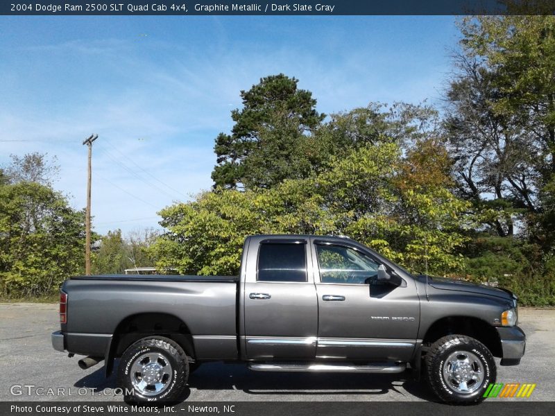 Graphite Metallic / Dark Slate Gray 2004 Dodge Ram 2500 SLT Quad Cab 4x4