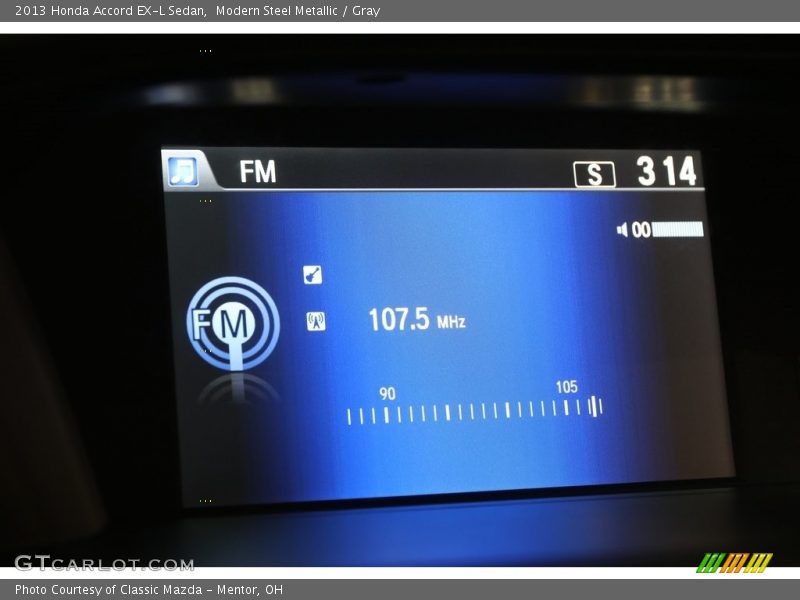 Modern Steel Metallic / Gray 2013 Honda Accord EX-L Sedan