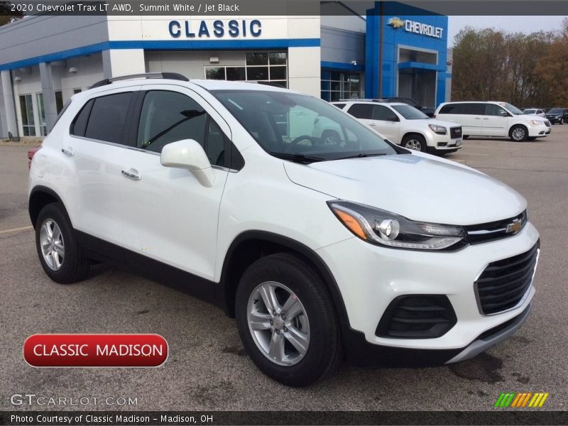 Summit White / Jet Black 2020 Chevrolet Trax LT AWD