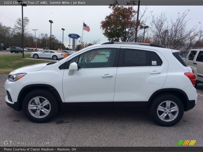 Summit White / Jet Black 2020 Chevrolet Trax LT AWD