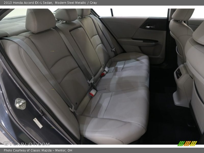 Modern Steel Metallic / Gray 2013 Honda Accord EX-L Sedan