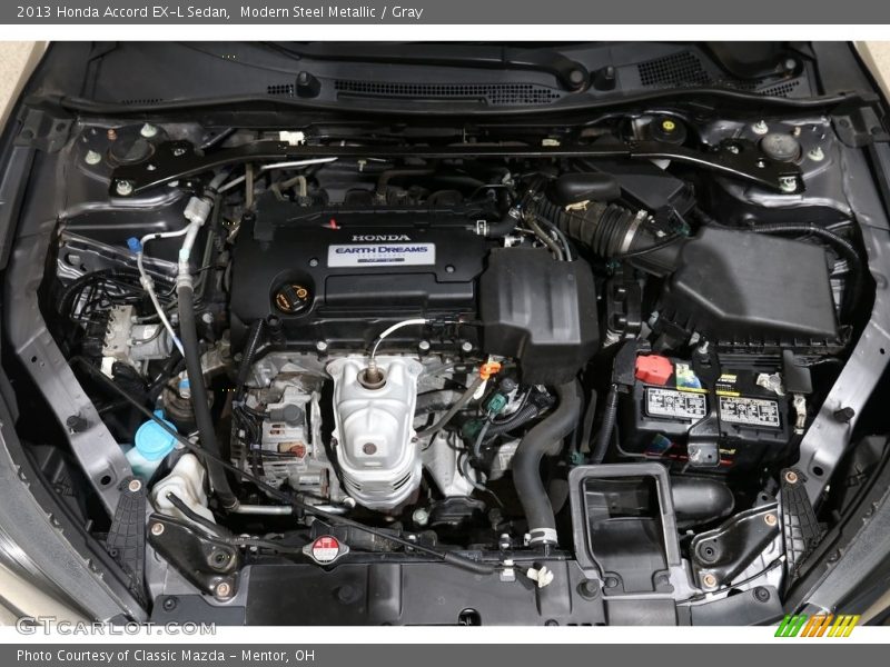 Modern Steel Metallic / Gray 2013 Honda Accord EX-L Sedan