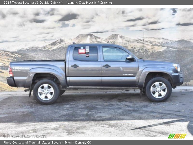 Magnetic Gray Metallic / Graphite 2015 Toyota Tacoma V6 Double Cab 4x4
