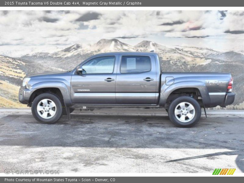 Magnetic Gray Metallic / Graphite 2015 Toyota Tacoma V6 Double Cab 4x4