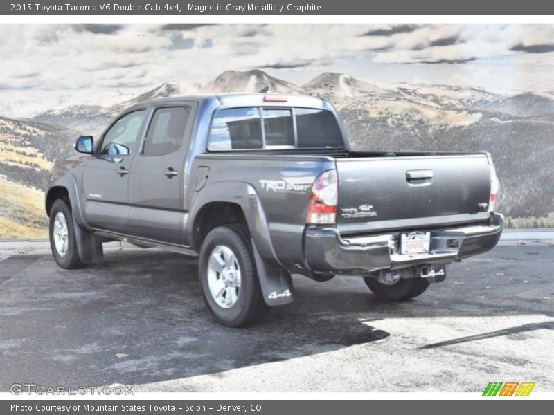 Magnetic Gray Metallic / Graphite 2015 Toyota Tacoma V6 Double Cab 4x4