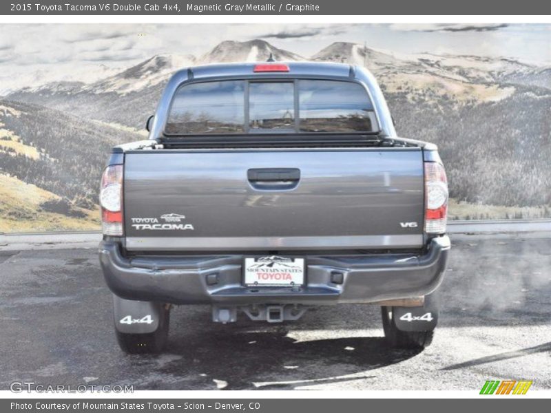 Magnetic Gray Metallic / Graphite 2015 Toyota Tacoma V6 Double Cab 4x4