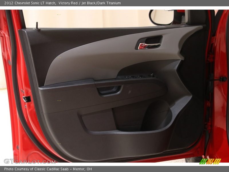 Victory Red / Jet Black/Dark Titanium 2012 Chevrolet Sonic LT Hatch