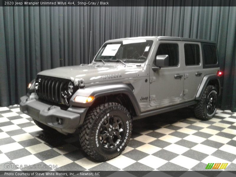 Sting-Gray / Black 2020 Jeep Wrangler Unlimited Willys 4x4