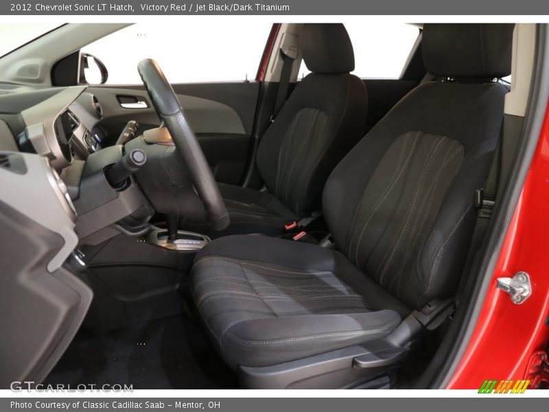 Victory Red / Jet Black/Dark Titanium 2012 Chevrolet Sonic LT Hatch