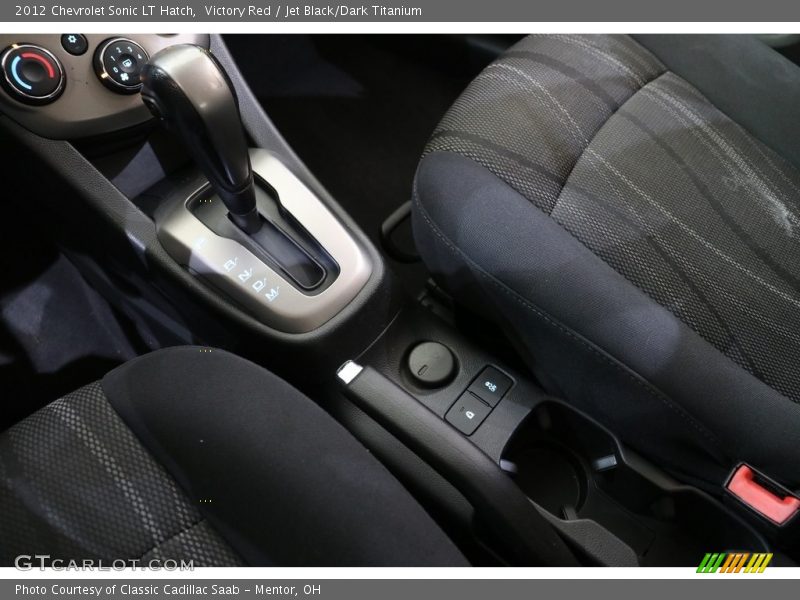 Victory Red / Jet Black/Dark Titanium 2012 Chevrolet Sonic LT Hatch