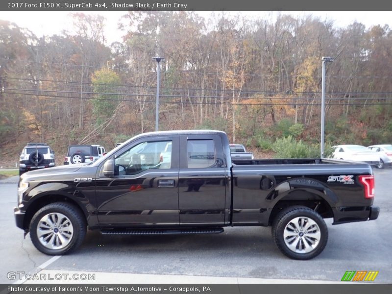 Shadow Black / Earth Gray 2017 Ford F150 XL SuperCab 4x4