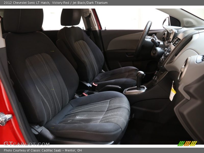 Victory Red / Jet Black/Dark Titanium 2012 Chevrolet Sonic LT Hatch